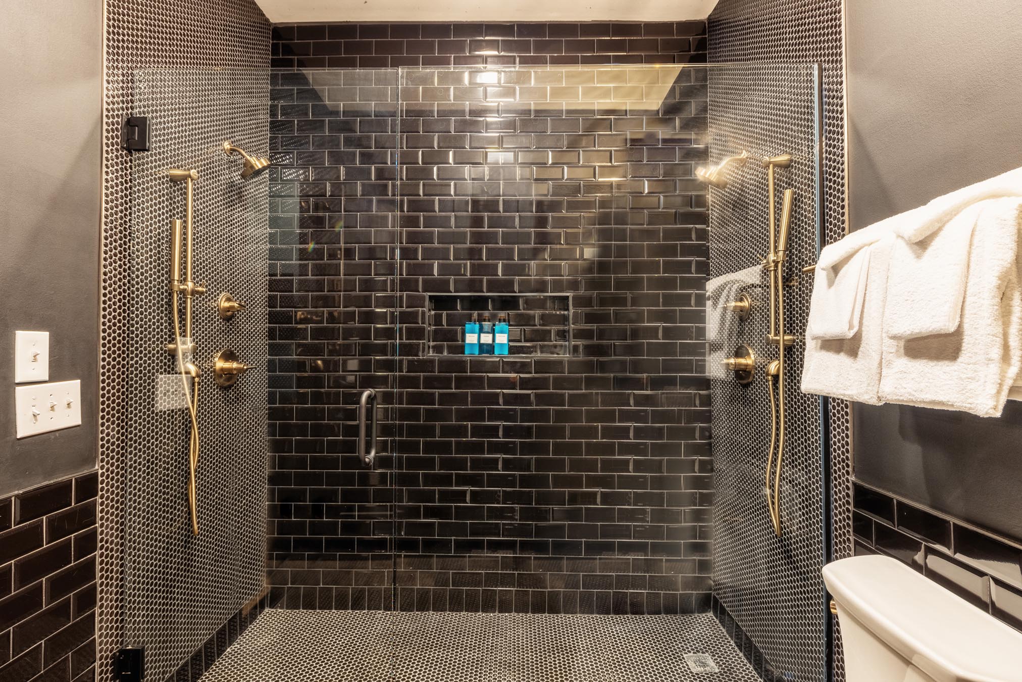 Bathroom in luxury loft